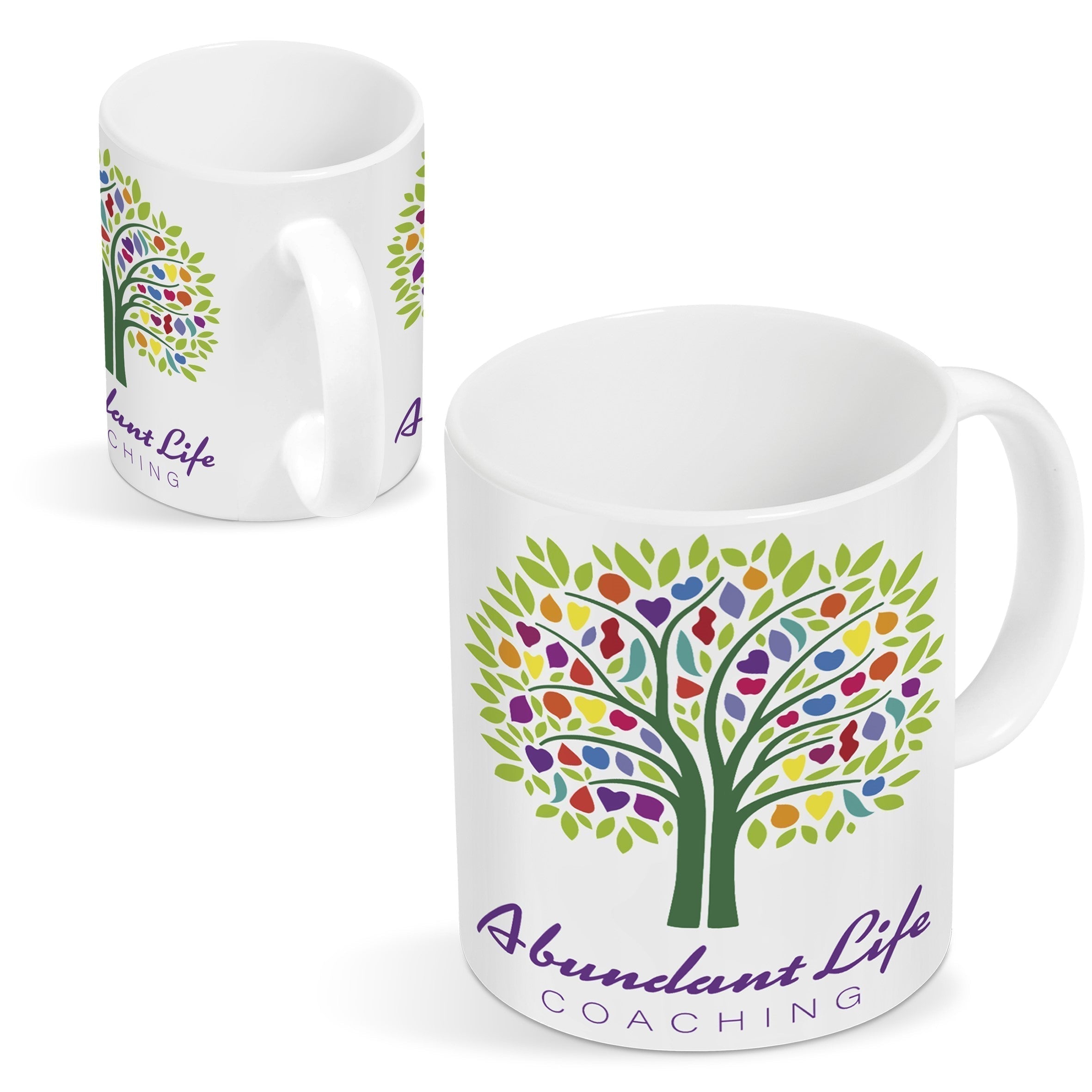 Blank Canvas Sublimation Mug - 330ml-Solid White-SW