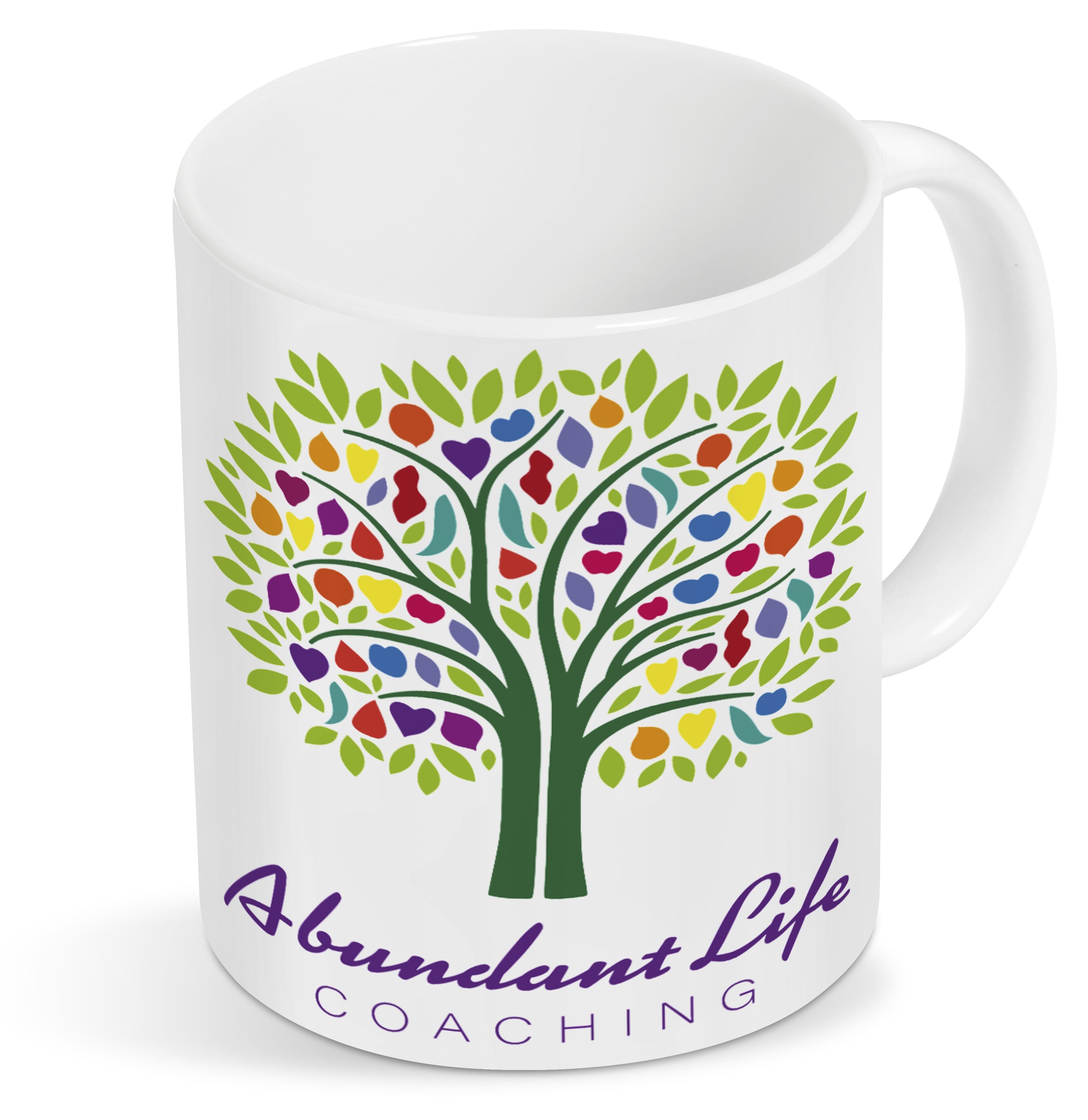 Blank Canvas Sublimation Ceramic Mug - 330ml Solid White / SW