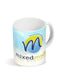 Blank Canvas Sublimation Ceramic Mug - 330ml Solid White / SW
