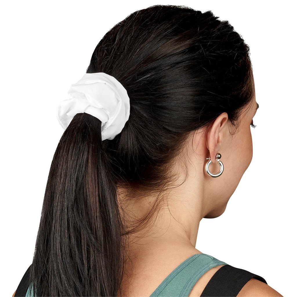 Custom Botanic Polyester Hair Scrunchie BLACK - Personal Care and Pamper Gifts,Custom Gifts