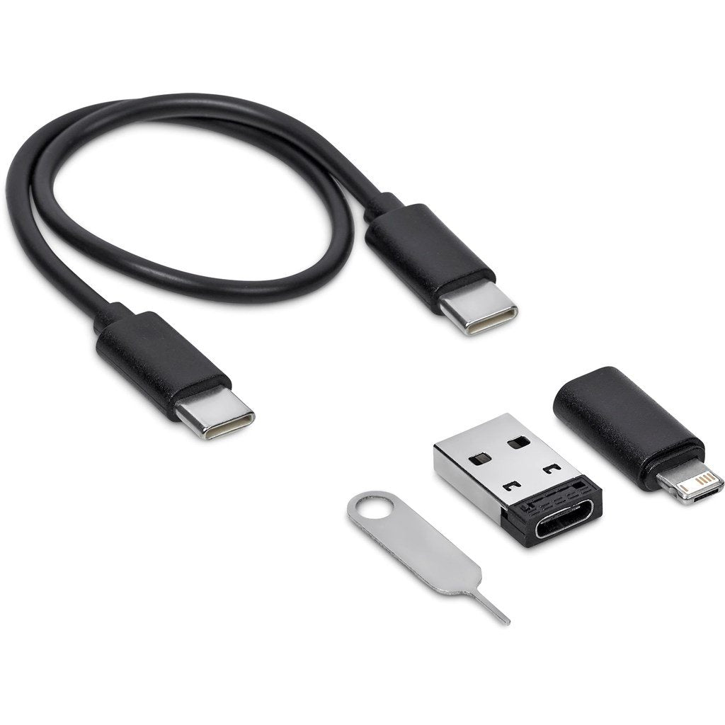 Branway Multi-Function Cable Kit BLACK - Chargers and Adaptors,Travel Essentials,Technology