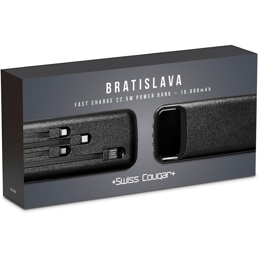 Bratislava Fast Charge 22.5W Power Bank - 10,000mAh BLACK - Banks,Technology