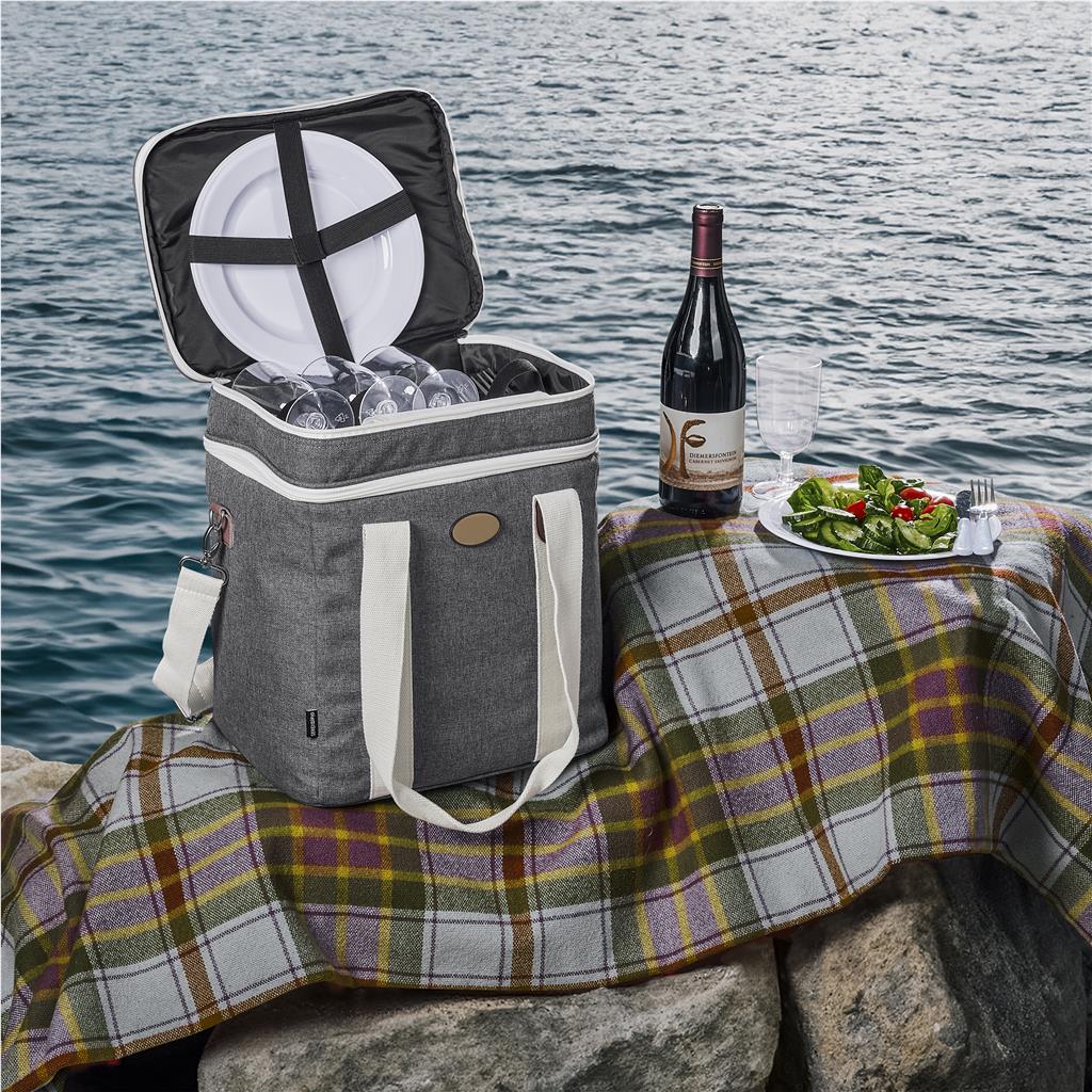 Brookfield 4-Person Picnic Cooler GREY - Picnic,Ideas for Summer,Ideas the Beach,Outdoor and Leisure,Heritage Day