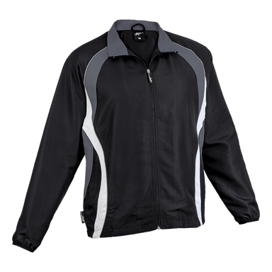 BRT X-Celerate Tracksuit Top Kiddies Black/Grey/White / 7 to 8 / Last Buy - Off Field Apparel