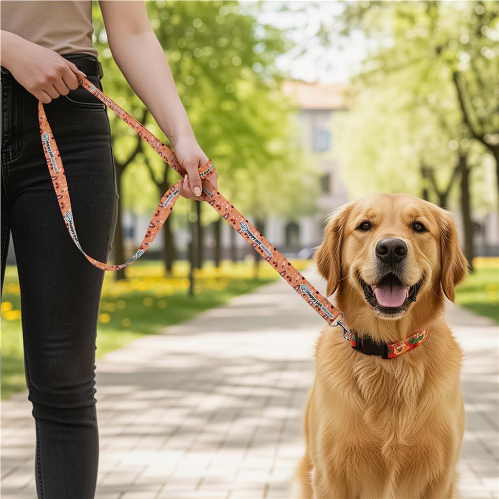 Custom Buddy Polyester Dog Leash SOLID WHITE - Pet Accessories,Custom Accessories
