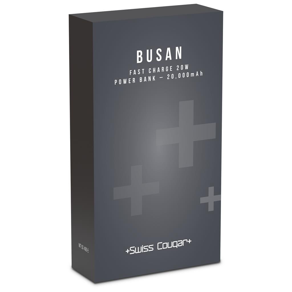Busan Fast Charge 20W Power Bank - 20,000mAh BLACK - Banks,Ideas for Loadshedding,Technology