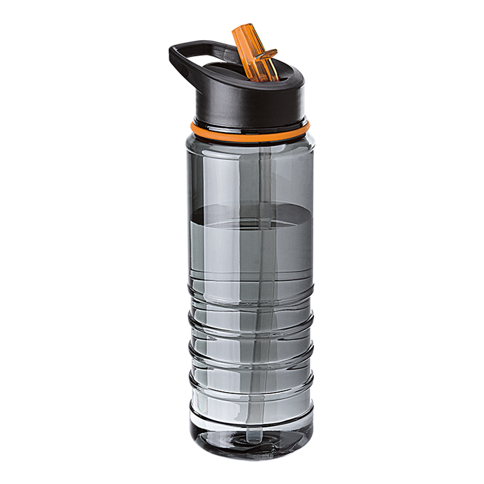BW0007 - 750ml Tritan Bottle With Straw Orange / STD / Regular - Drinkware