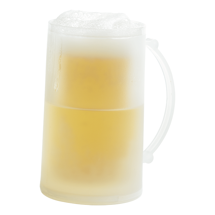 BW0050 - Freeze Gel Beer Mug Clear / STD / Last Buy - Drinkware