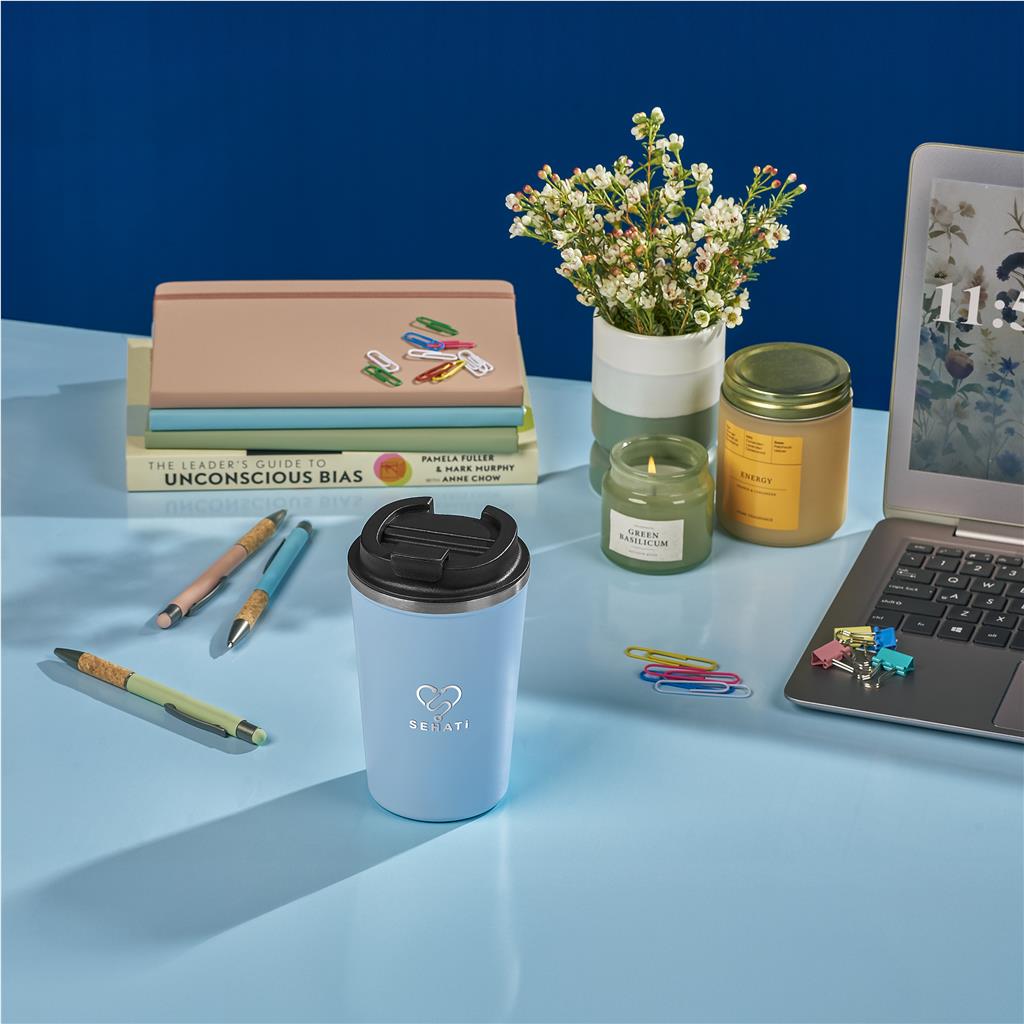 Caldos Stainless Steel Vacuum Tumbler – 380ml - Travel Mugs and Tumblers,Drinkware