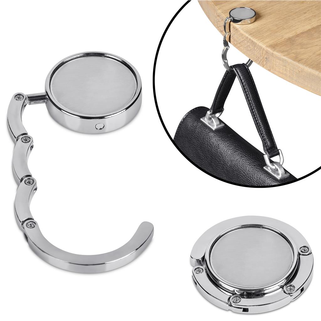 Cameo Handbag Holder SILVER - Nail and Beauty Accessories,Glamorous Ideas,Personal Care And Pamper