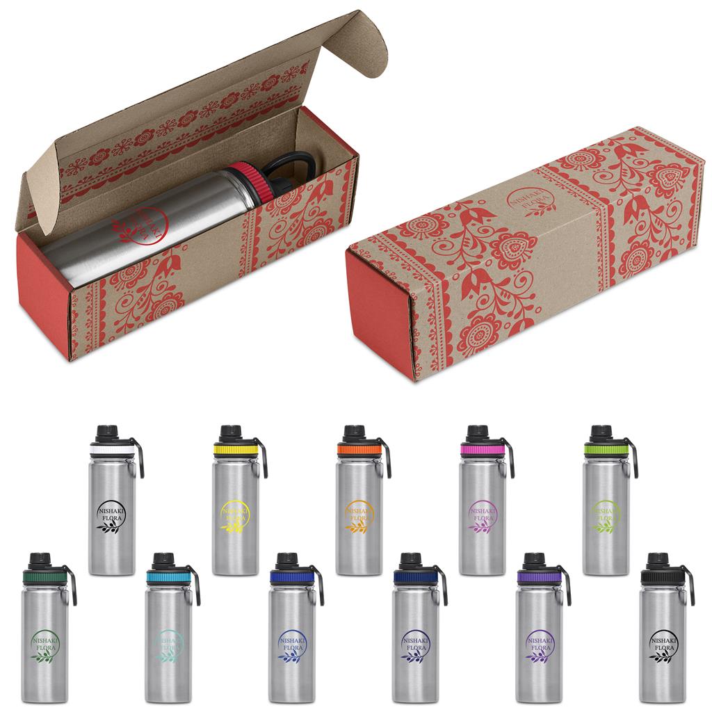 Cardozo Bottle in Bianca Custom Gift Box - Bottles Flasks And Tall Tumblers In Boxes,Custom Packaging