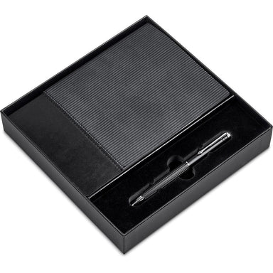 Carralis Notebook & Pen Set BLACK - Sets,Alex Varga Premium Gift Sets,Notebook Sets