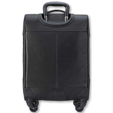 Cassidy Authentic Leather Cabin Trolley Black-Suitcases