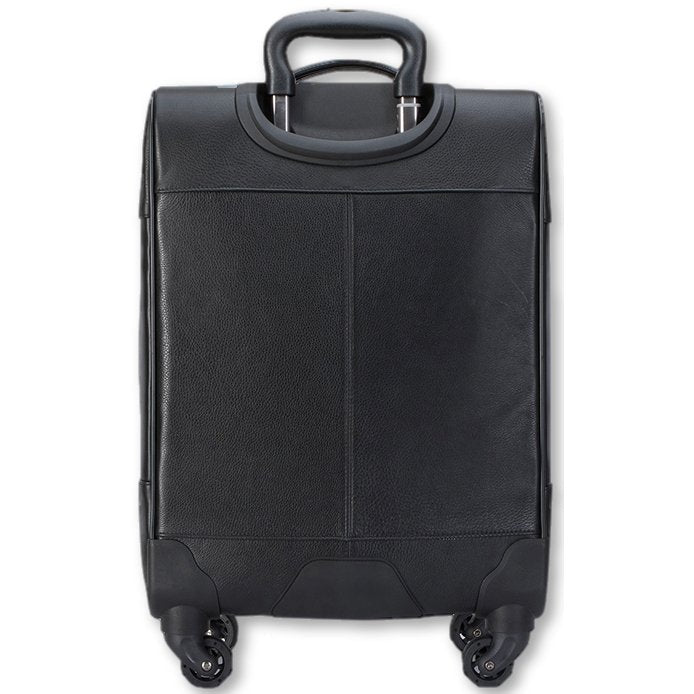 Cassidy Authentic Leather Cabin Trolley Black-Suitcases