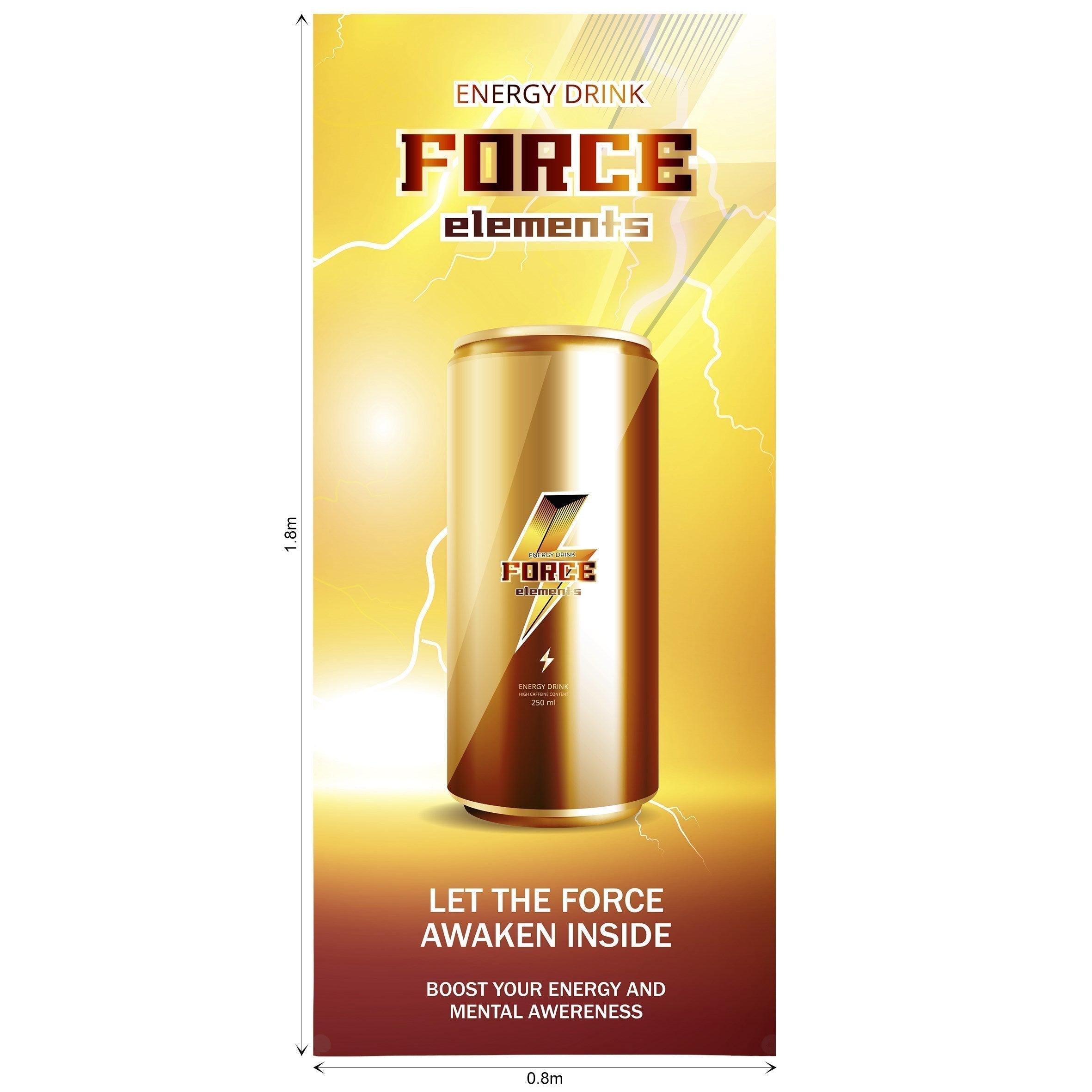 Champion X-Banner Fabric Skin 80 x 180cm-