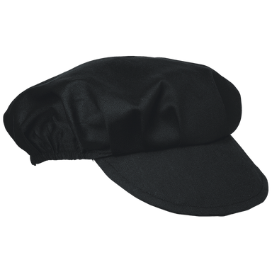 Chef Deli Cap Black / STD / Last Buy - Chef’s Hats