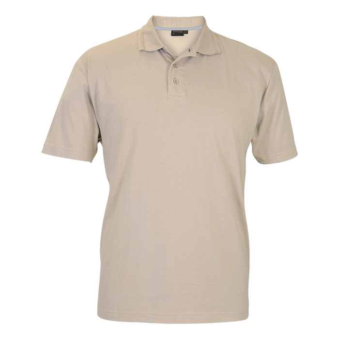 Clark Golfer Mens Stone / XL / Regular - Golf Shirts
