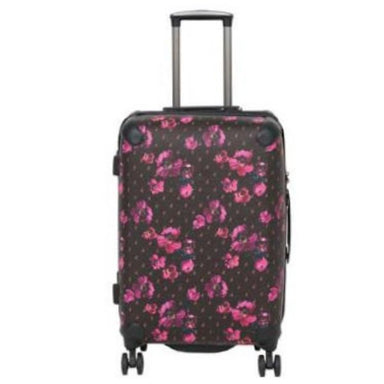 Classic Double Pack Cabin 4 Wheel Trolley Case | Floral-Suitcases