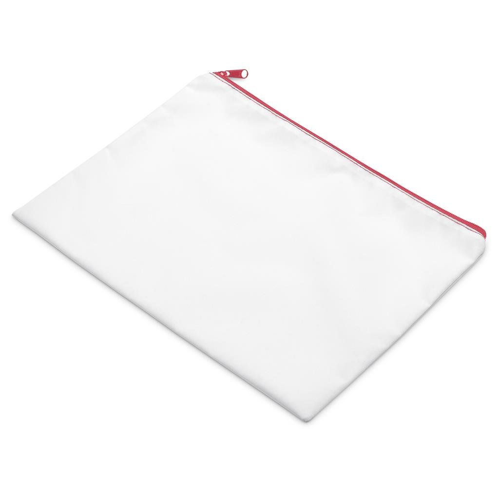 Custom Clifton A4 Document Bag RED - Stationery,Custom School Accessories,Custom Accessories