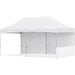 Coated Steel Sublimated Gazebo 6m x 3m - 1 Short Half-Wall Skin - Long Full Wall - Gazebos