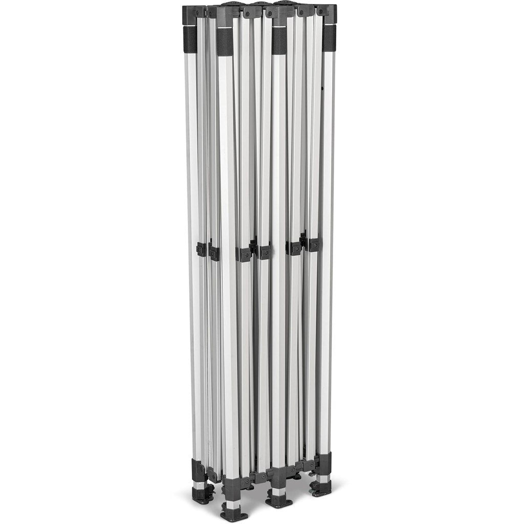 Coated Steel Sublimated Gazebo 6m x 3m - 1 Short Half-Wall Skin - Long Full Wall - Gazebos