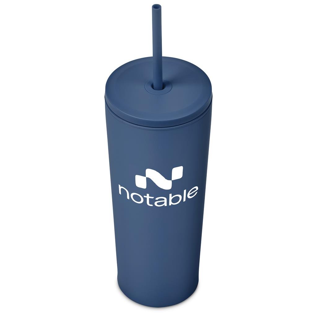 Concorde Stainless Steel & Plastic Double-Wall Tumbler Straw - 720ml - Travel Mugs and Tumblers,Ideas for Summer,Drinkware