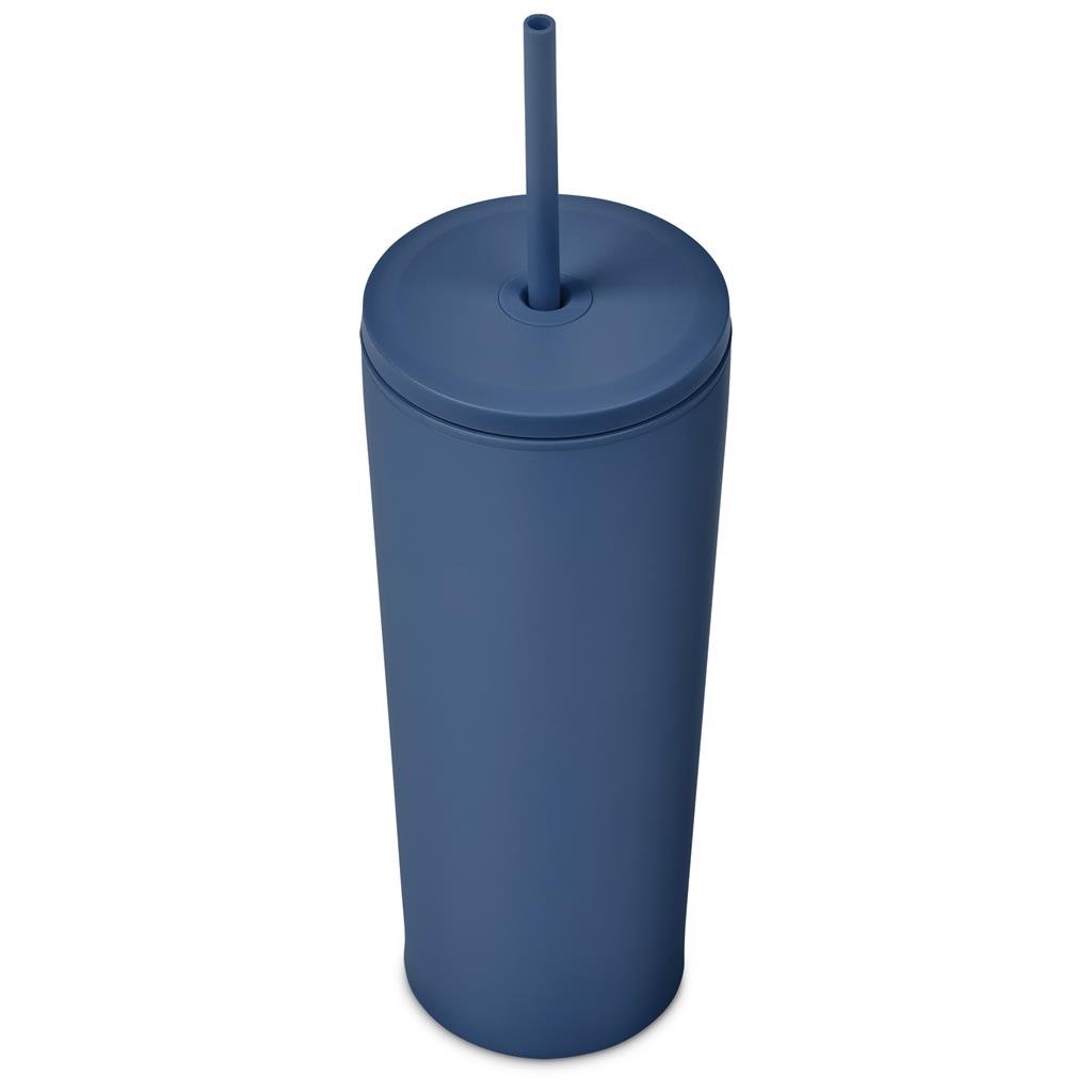 Concorde Stainless Steel & Plastic Double-Wall Tumbler Straw - 720ml - Travel Mugs and Tumblers,Ideas for Summer,Drinkware