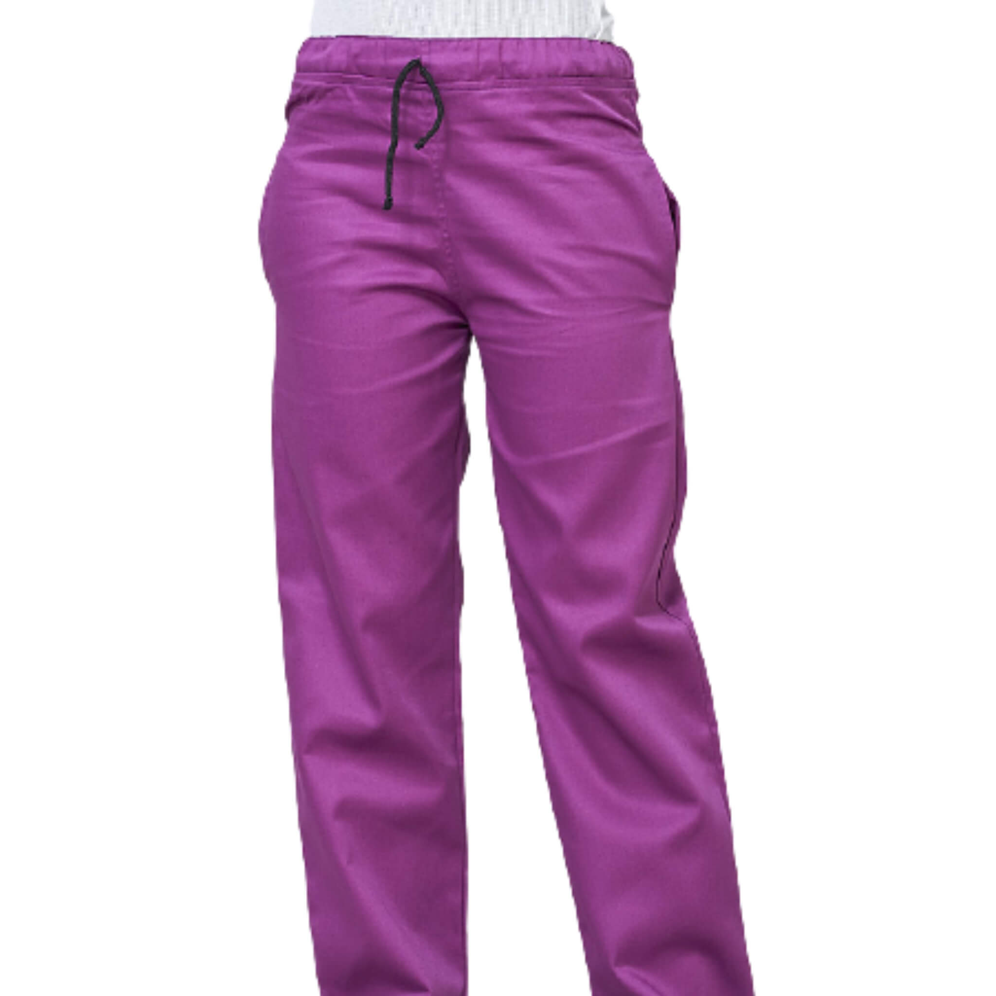 Purple scrub bottoms