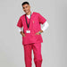 Core Professional Scrub Set-Scrubs-Cerise