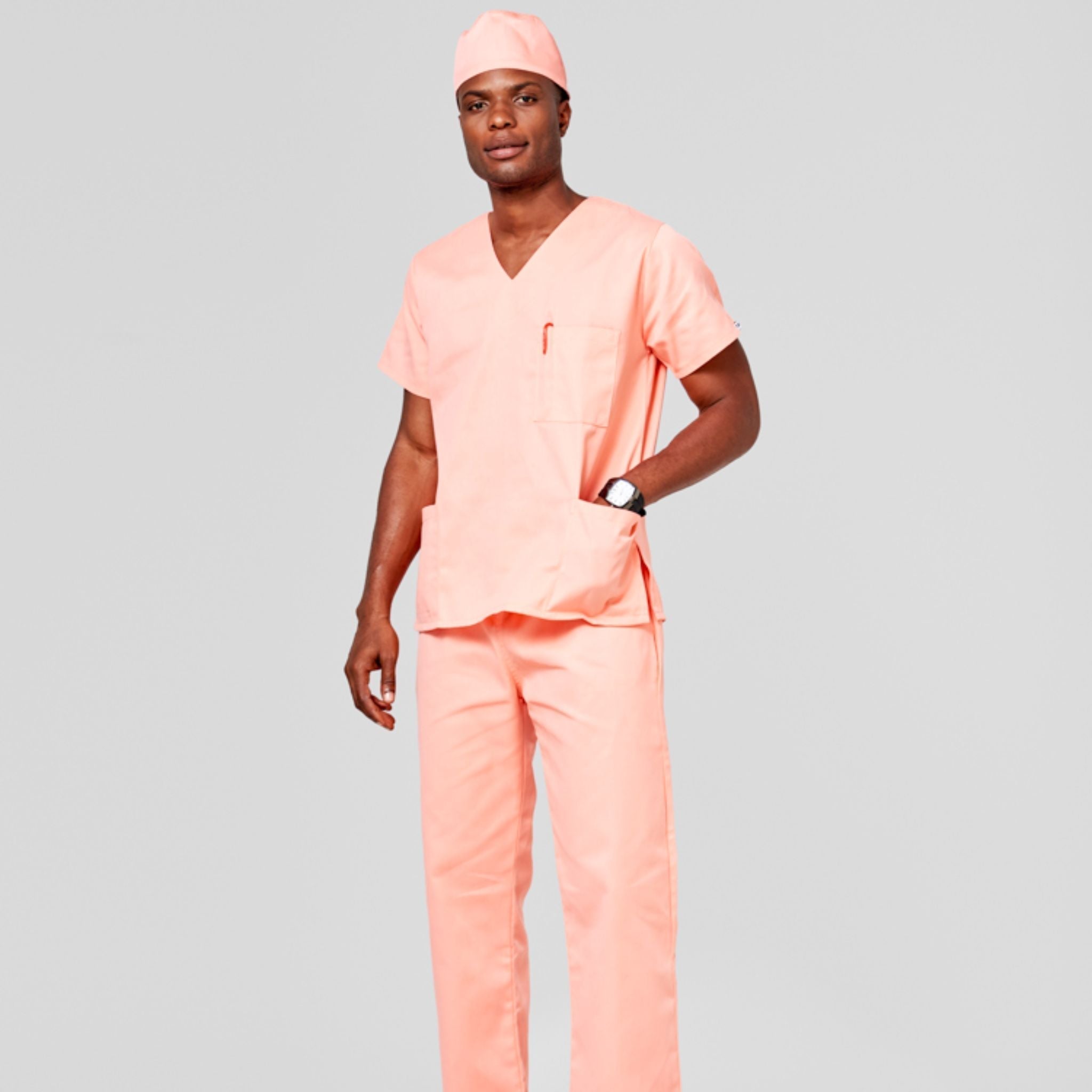 Core Professional Scrub Set-Scrubs-Coral