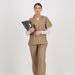 Core Professional Scrub Set-Scrubs-Khaki