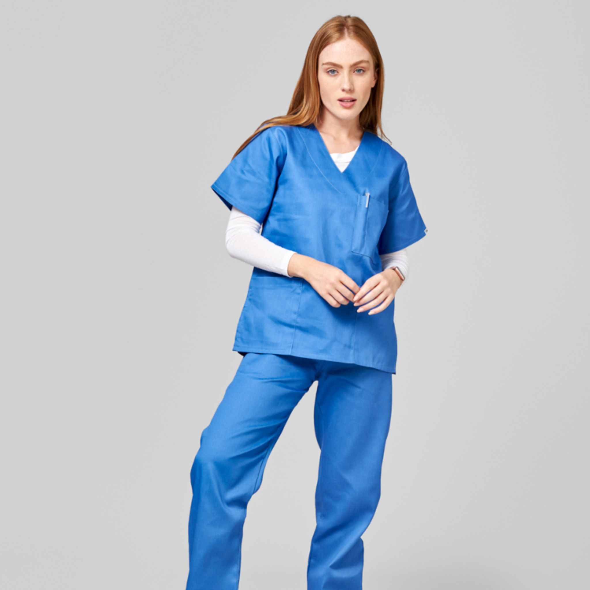 Core Professional Scrub Set-Scrubs-Summit Blue