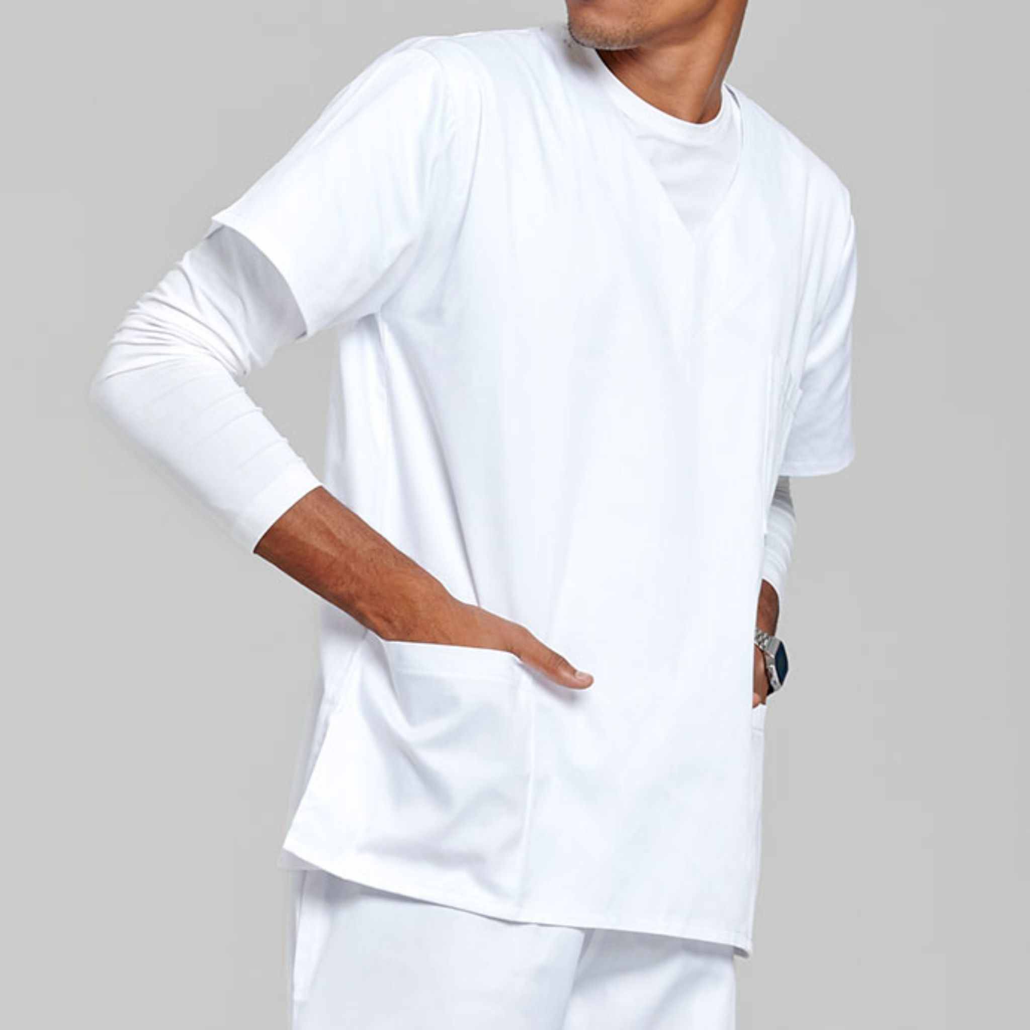 Core Professional Scrub Set-Scrubs-White