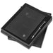 Corinthia Hard Cover Notebook & Pen Set Black / BL