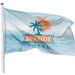 Custom Corporate Pole Flag 900mm x 600 mm - Outdoor Flags