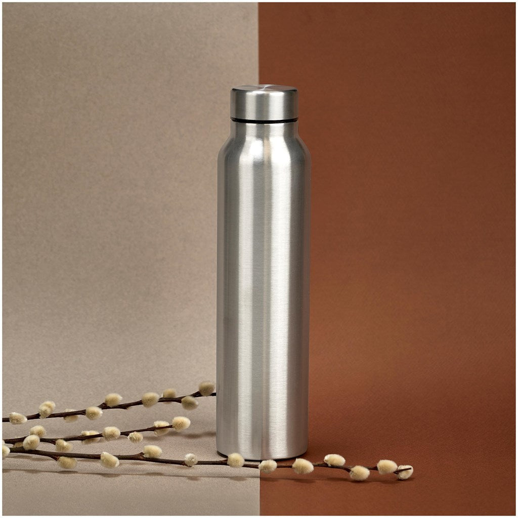 Creative Stainless Steel Water Bottle - 1 Litre Silver / S - Bottles