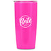 Daytona Plastic 2-in-1 Double-Wall Tumbler & Straw - 600ml Pink / PI
