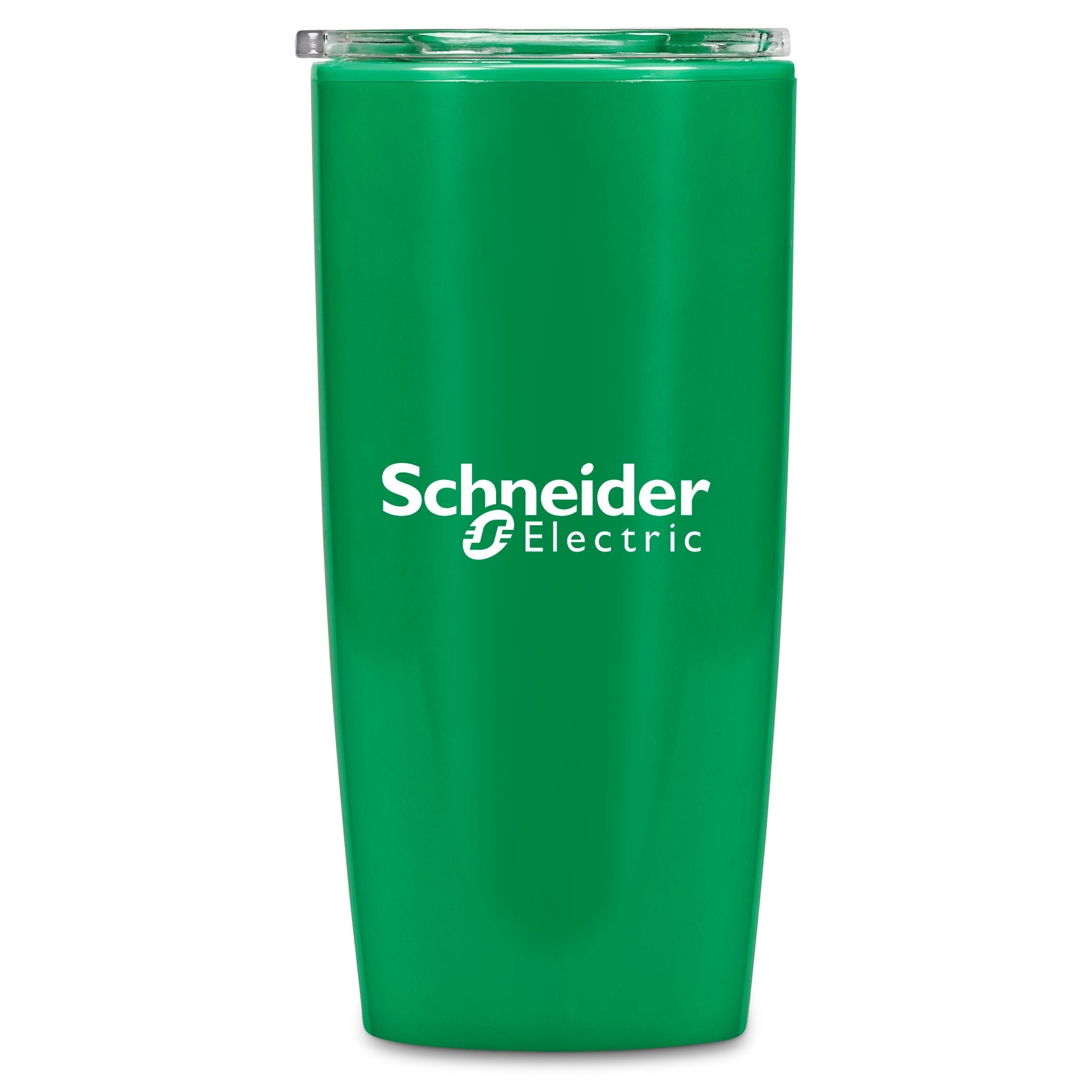 Daytona Plastic 2-in-1 Double-Wall Tumbler & Straw - 600ml Green / G