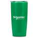 Daytona Plastic 2-in-1 Double-Wall Tumbler & Straw - 600ml Green / G