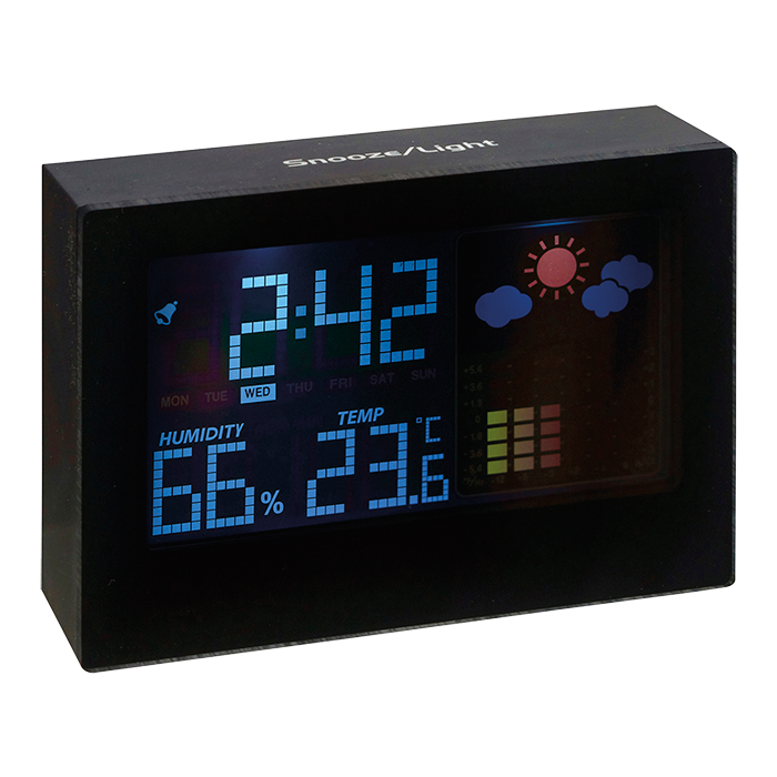 Digital Weather Station Black / STD / Last Buy - Office Accessories
