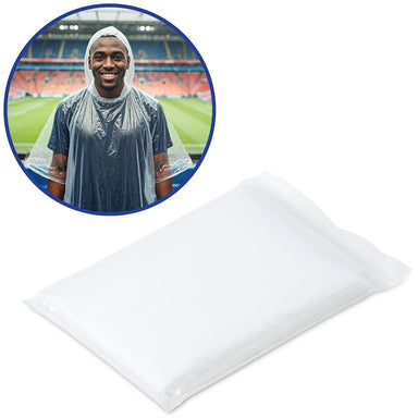 Downpour Emergency Rain Poncho TRANSPARENT - Promotional Giveaways,Promotional Giveaways