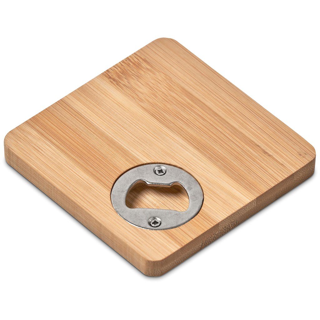 Drifter Bamboo Bottle Opener Coaster Natural / NT