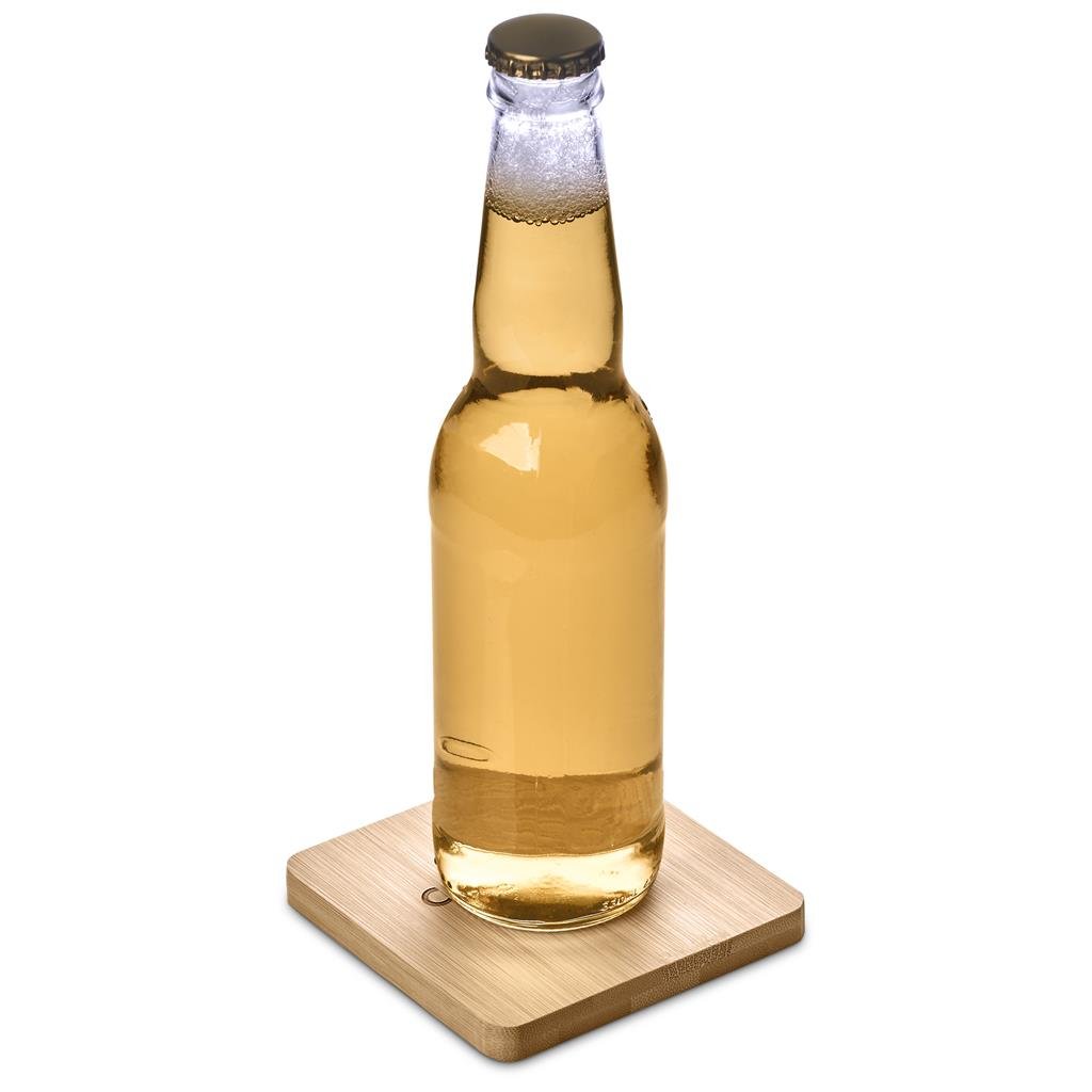 Drifter Bamboo Bottle Opener Coaster Natural / NT