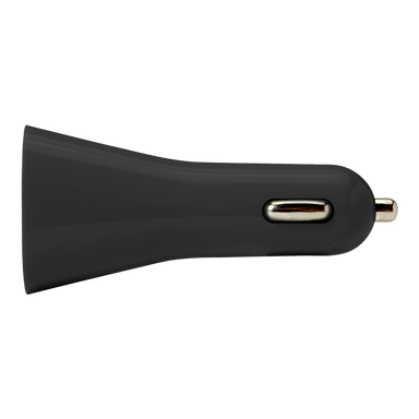 Dual Port USB Car Charger Black / STD / Last Buy - Technology