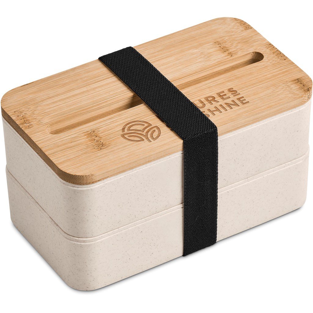 Dura Wheat Straw & Bamboo Lunch Box Set NATURAL - Foodware,Eco-Friendly,Wheat Products,Ideas for Work