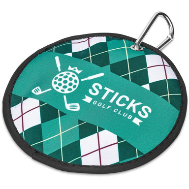 Custom Eagle Polyester Golf Ball Cleaner BLACK - Sports and Fitness,Custom Fitness