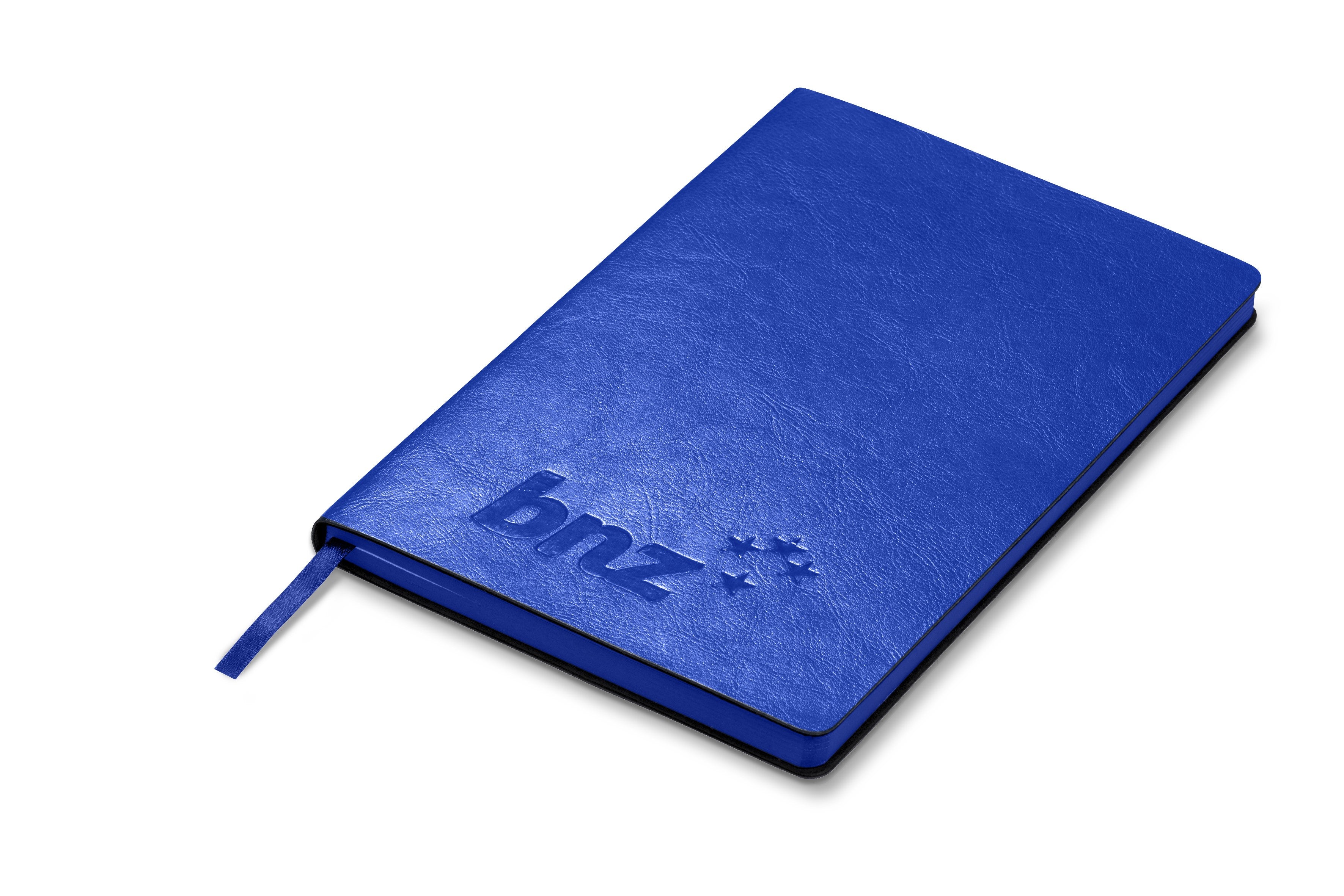 Elegant A5 Soft Cover Notebook with Customizable PU Blue / BU - Notebooks & Notepads