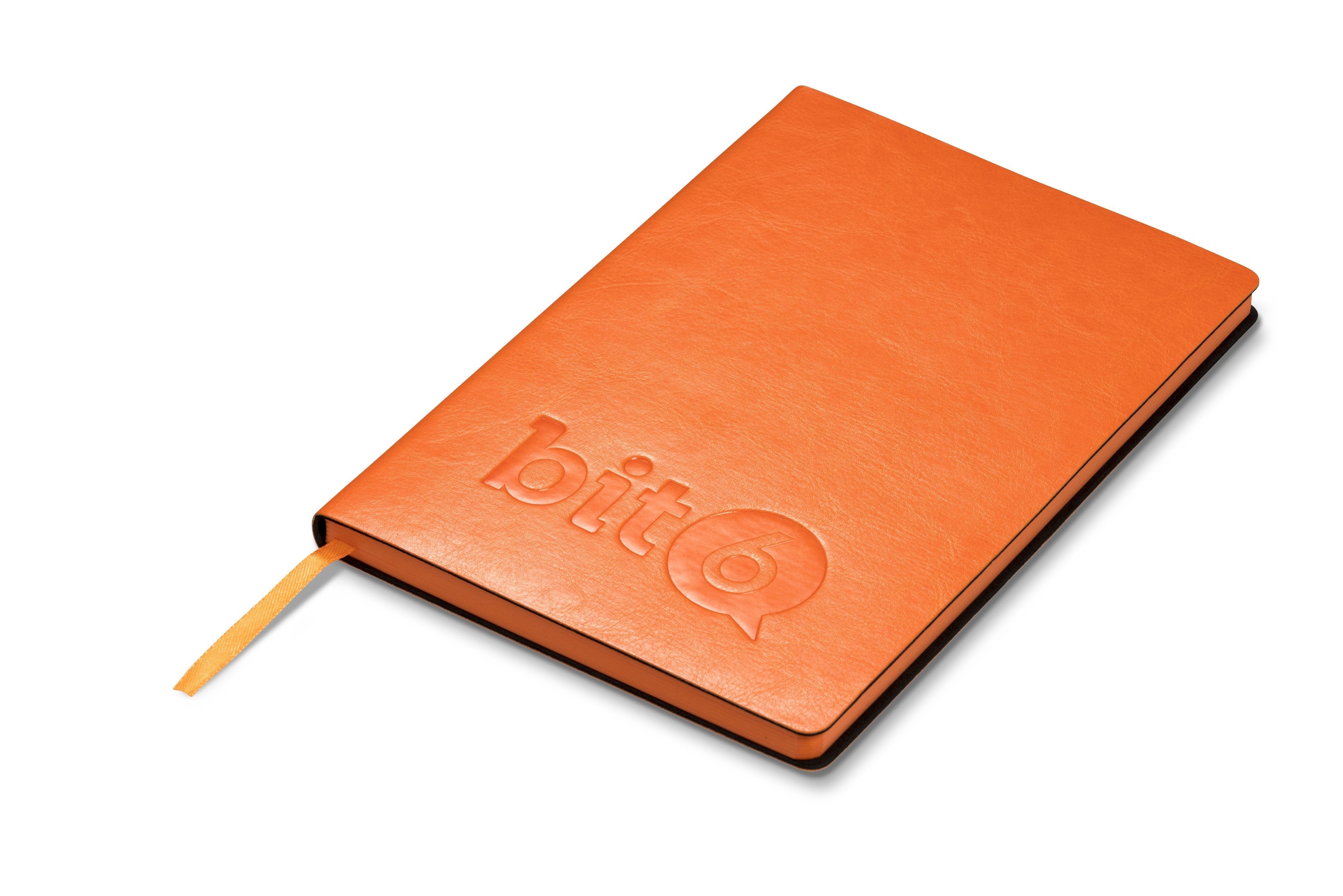 Elegant A5 Soft Cover Notebook with Customizable PU Orange / O - Notebooks & Notepads