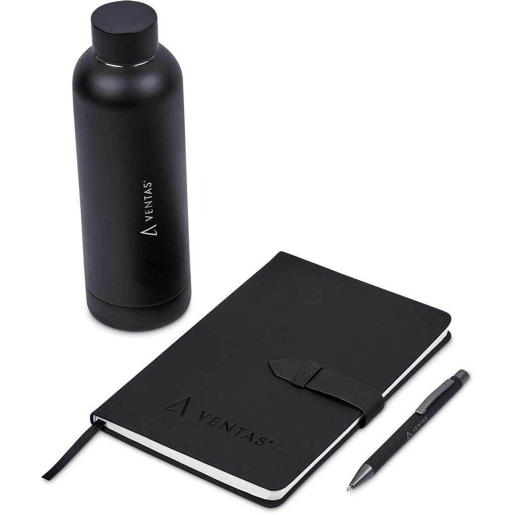Emerson Kraft Gift Set BLACK - Items Introduced In 2024,Combo Sets,Drinkware Sets,Notebook Sets
