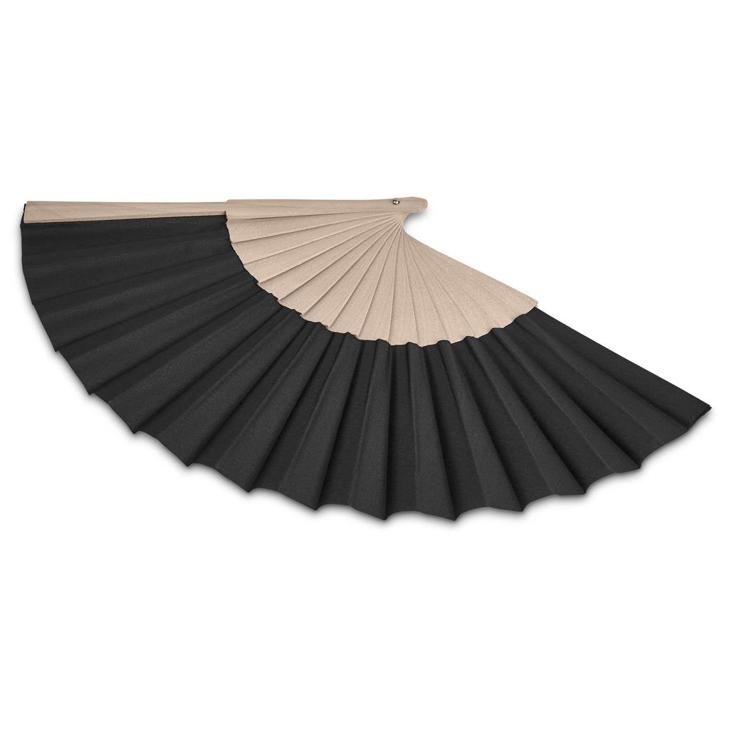 Emika Folding Hand Fan BLACK - Pamper Gifts,Personal Care